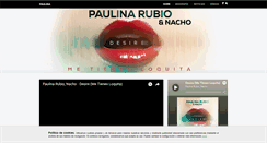 Desktop Screenshot of paulinarubio.com